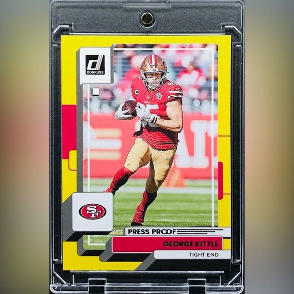 George Kittle - 2022 Donruss Press Proof Yellow #24 - Picture 1 of 2